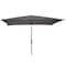 Pure Garden 10 Rectangular Patio Umbrella, Gray 50-LG1275 - alternate 3